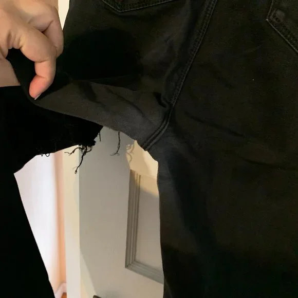 Asos Curve High Rise Ripped Skinny Jeans - Picture 6 of 9